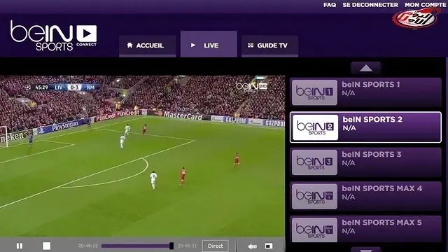 تحميل برنامج Bein Sport TV للكمبيوتر