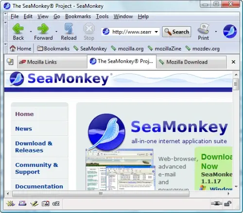 تحميل برنامج SeaMonkey للكمبيوتر