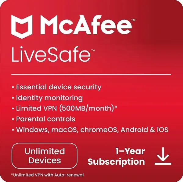 تحميل برنامج McAfee Antivirus للكمبيوتر