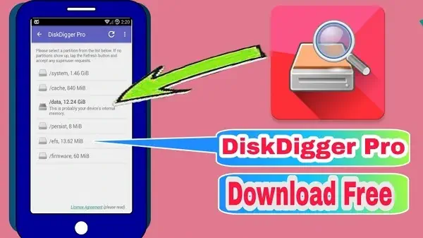 برنامج DiskDigger Pro للكمبيوتر